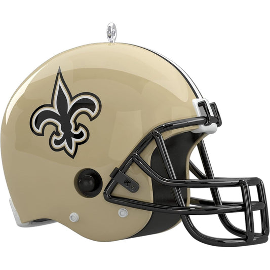 NFL New Orleans Saints Helmet With Sound Keepsake Ornament