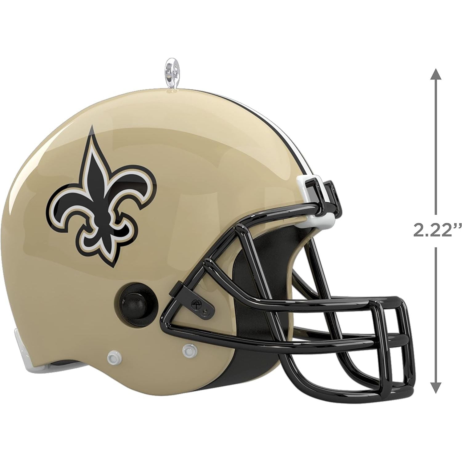 NFL New Orleans Saints Helmet With Sound Keepsake Ornament