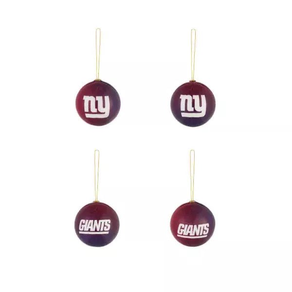 NFL New York Giants Holiday Ball Ornaments, Set of 12