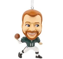 NFL Philadelphia Eagles Carson Wentz Bouncing Buddy Hallmark Ornament