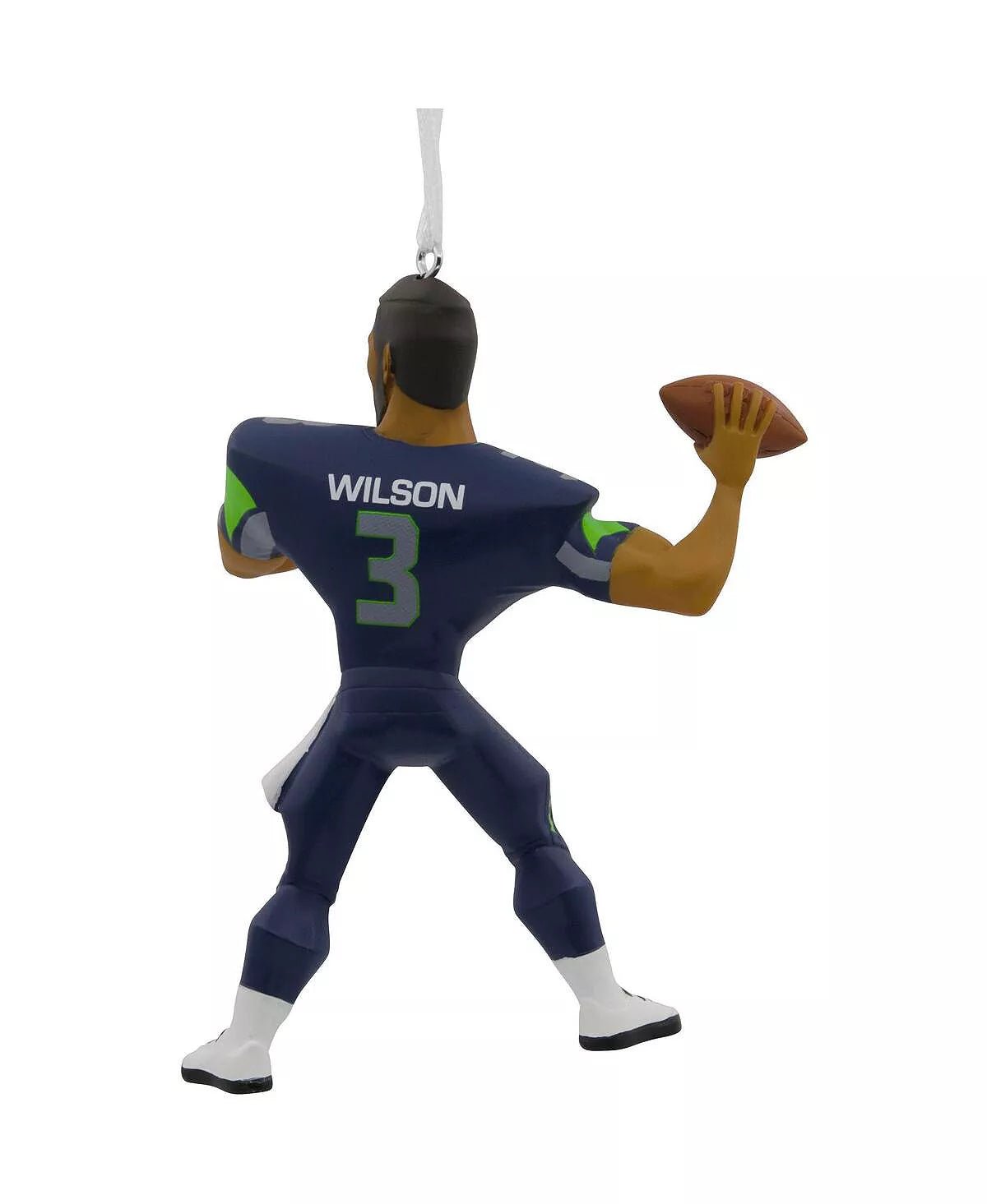 NFL Russell Wilson Seattle Seahawks Figural Ornament