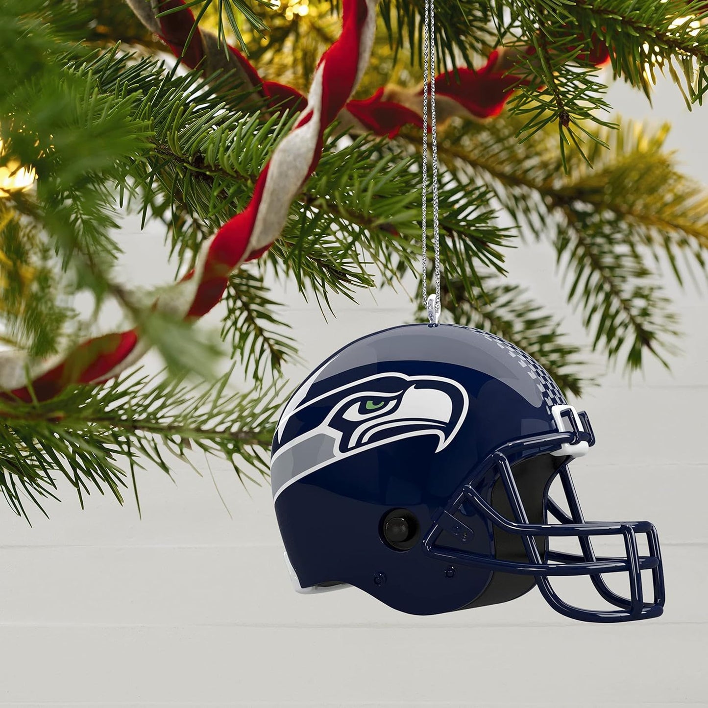 NFL Seattle Seahawks Helmet With Sound Keepsake Ornament