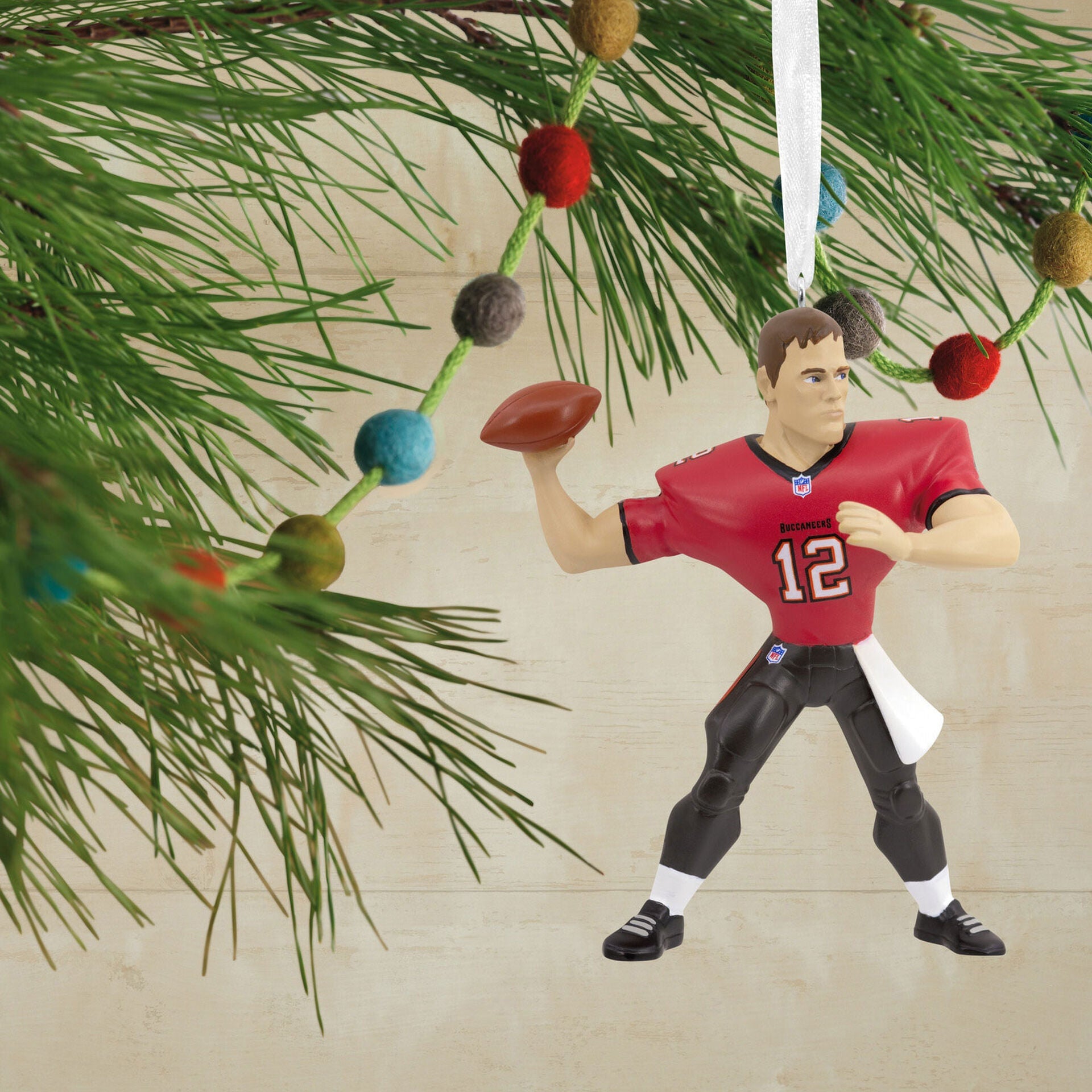 NFL Tampa Bay Buccaneers Tom Brady Figural Ornament