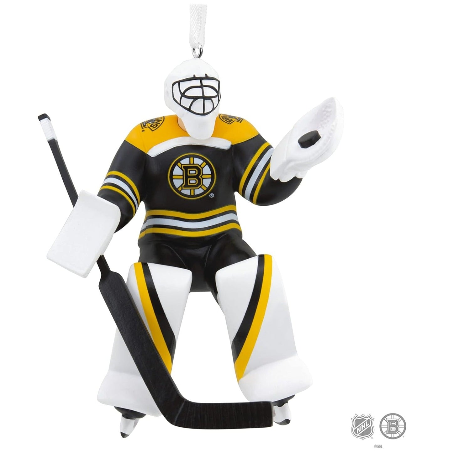 NHL Boston Bruins Goalie Figural Ornament