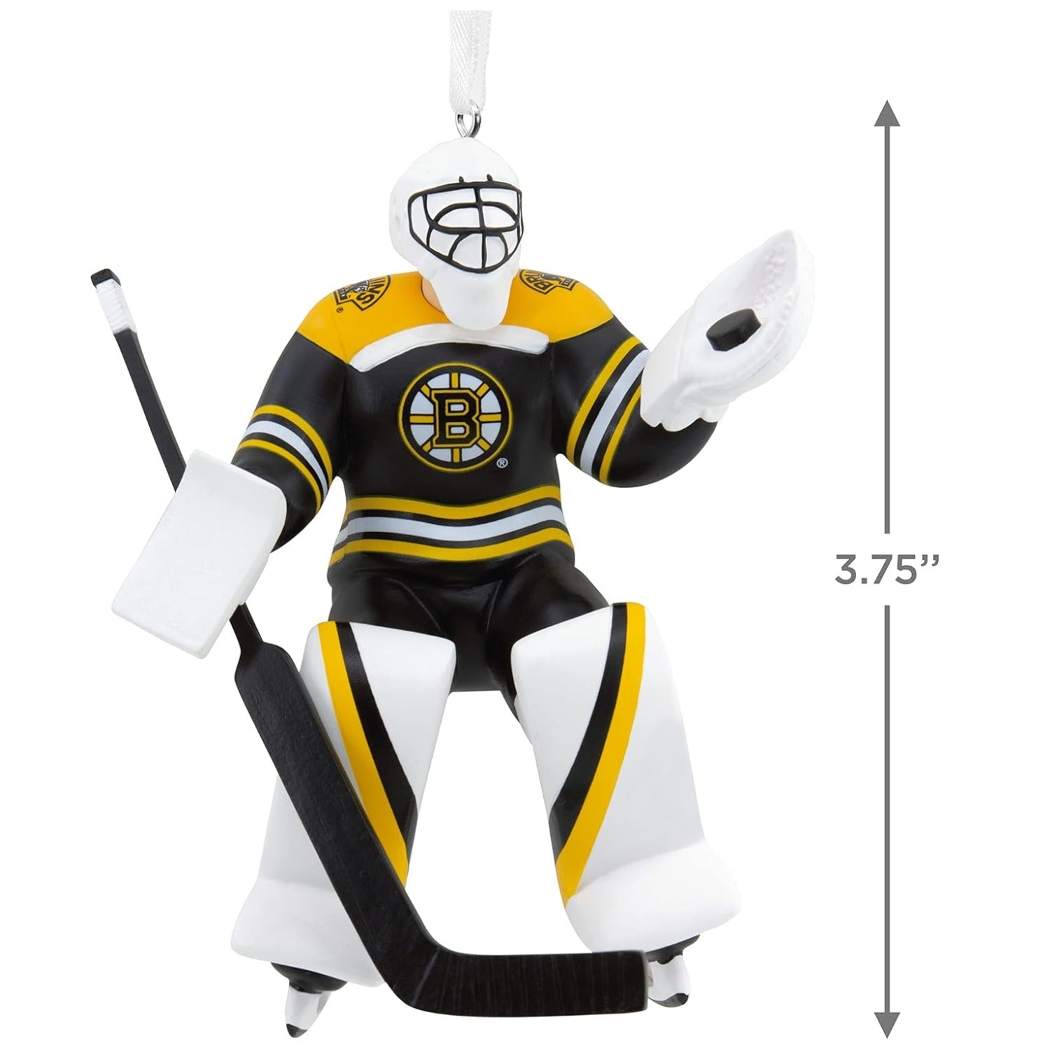 NHL Boston Bruins Goalie Figural Ornament