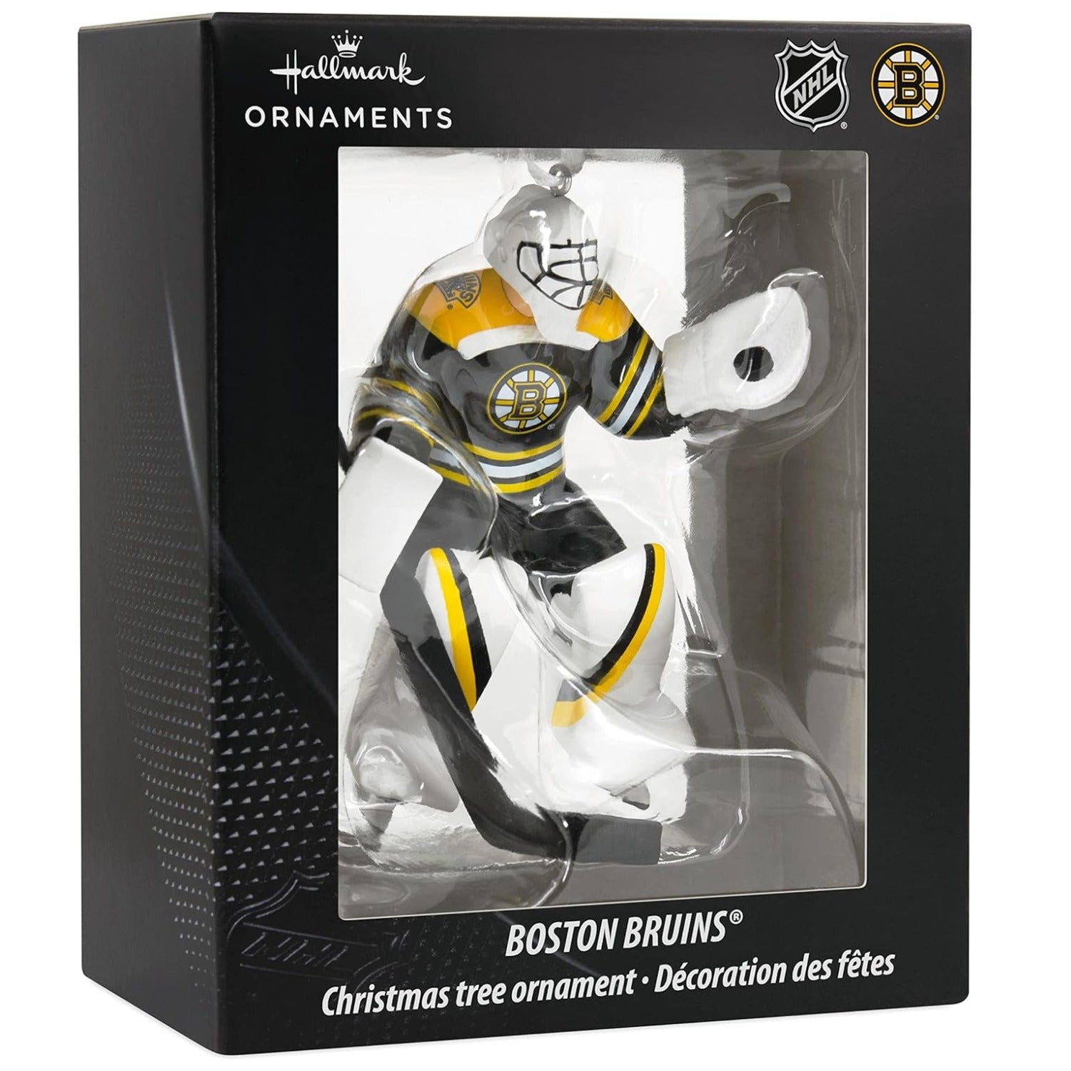 NHL Boston Bruins Goalie Figural Ornament