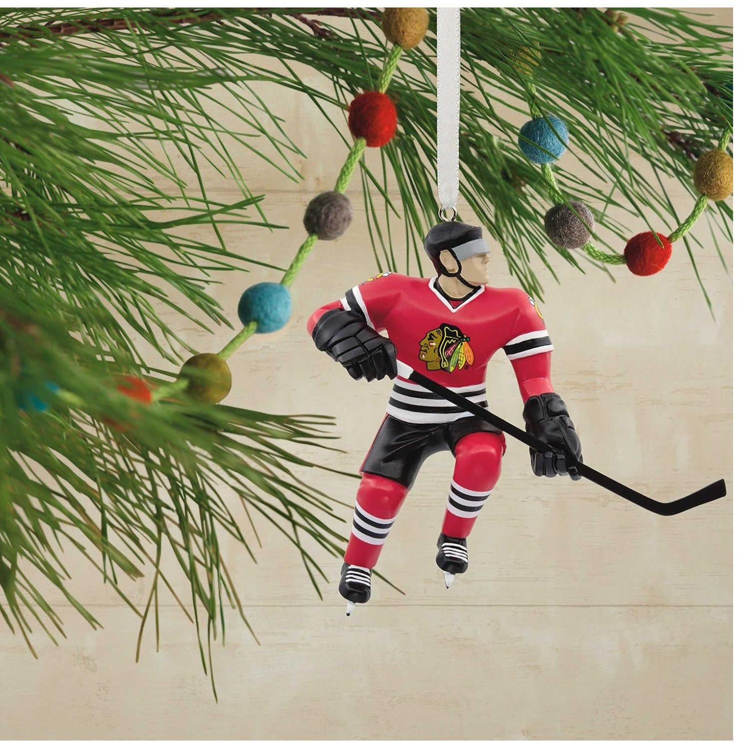 NHL Chicago Blackhawks Hallmark Figural Ornament