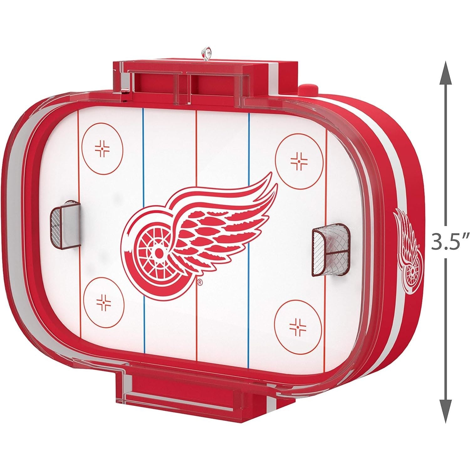 NHL Detroit Red Wings Hockey Rink Keepsake Ornament