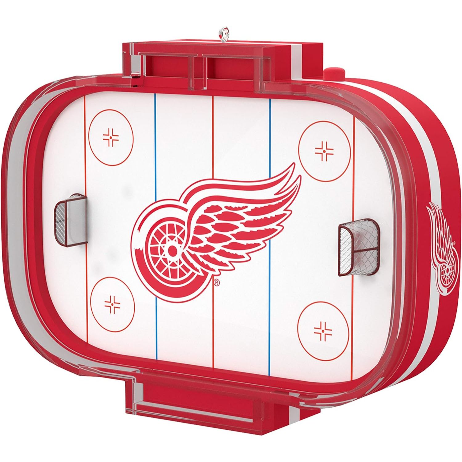 NHL Detroit Red Wings Hockey Rink Keepsake Ornament