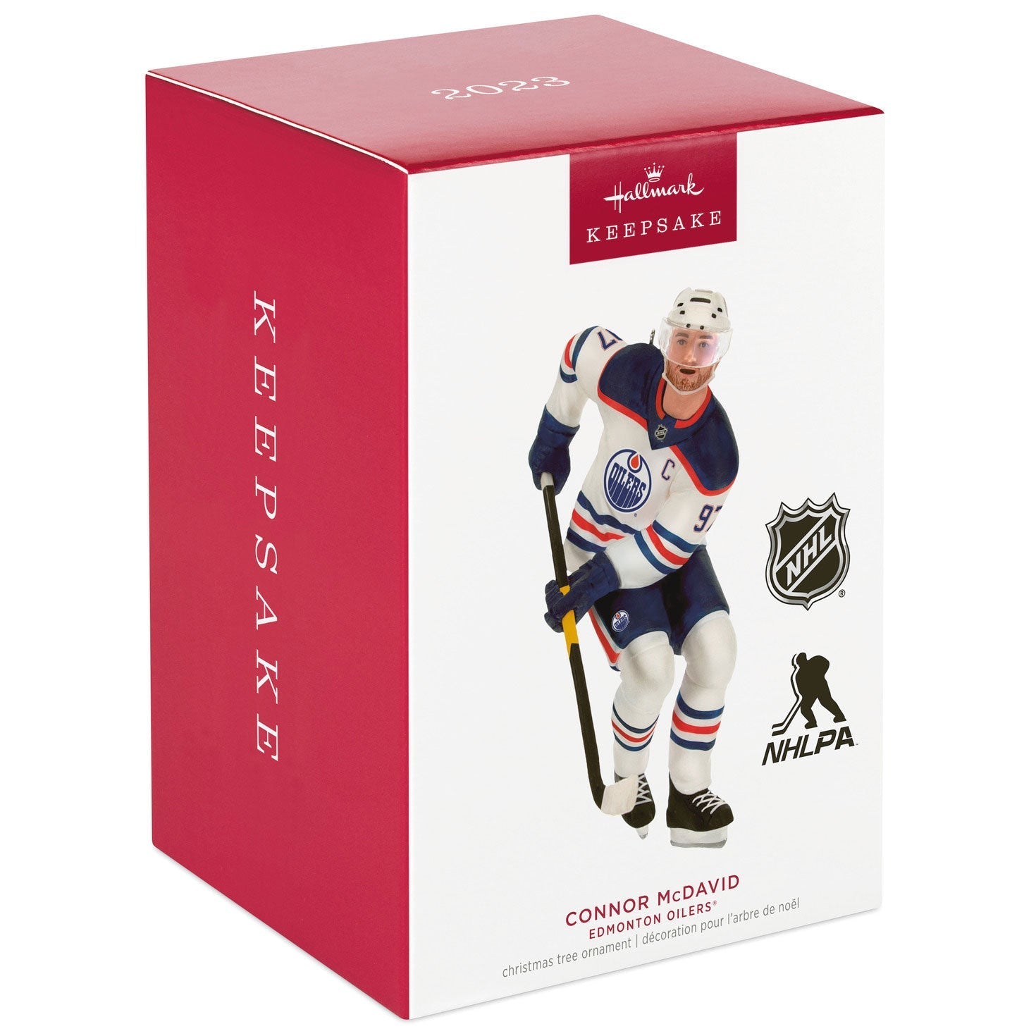 NHL Edmonton Oilers Connor McDavid, 2023 Keepsake Ornament