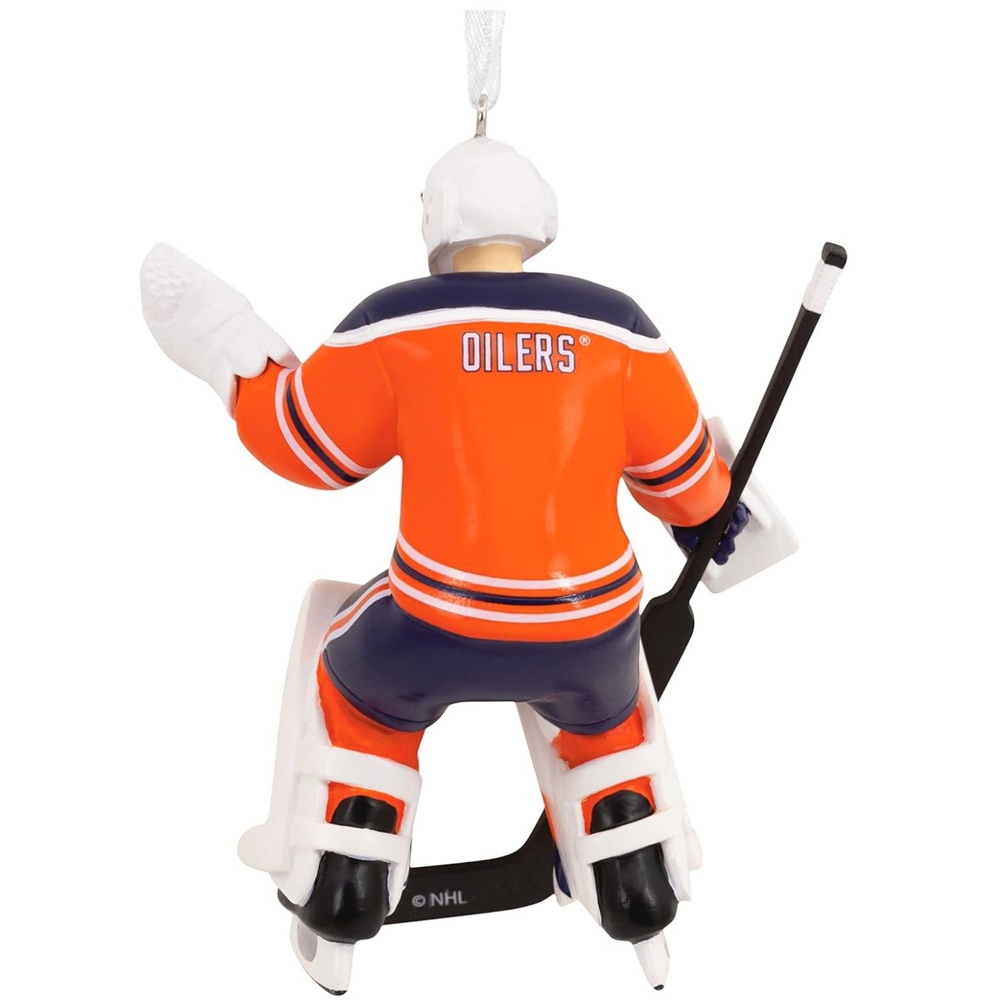 NHL Edmonton Oilers Goalie Figural Ornament