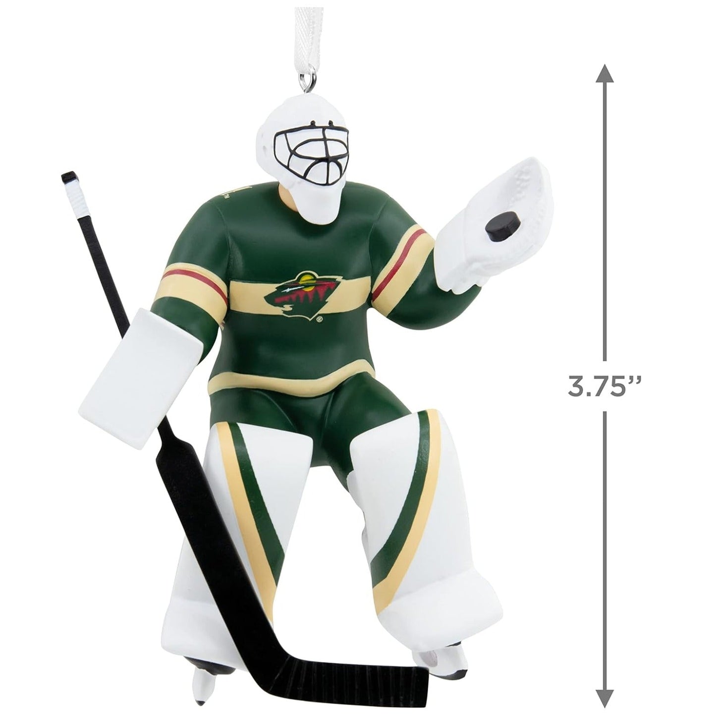 NHL Minnesota Wild Goalie Figural Ornament