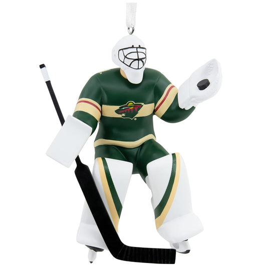 NHL Minnesota Wild Goalie Figural Ornament
