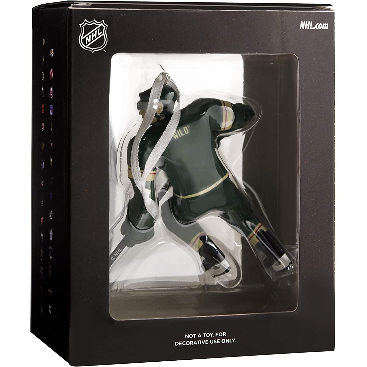 NHL Minnesota Wild Hockey Figural Ornament