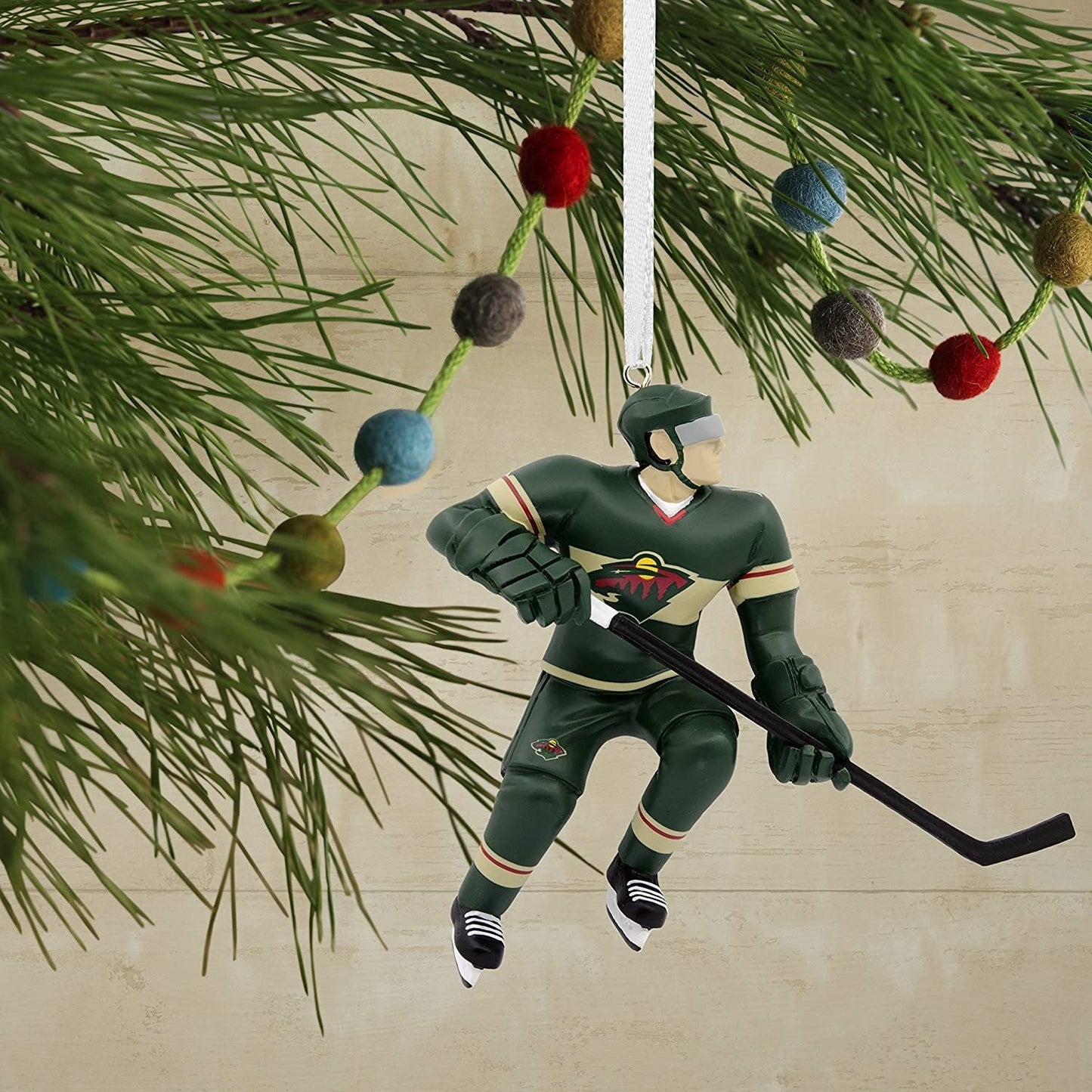 NHL Minnesota Wild Hockey Figural Ornament