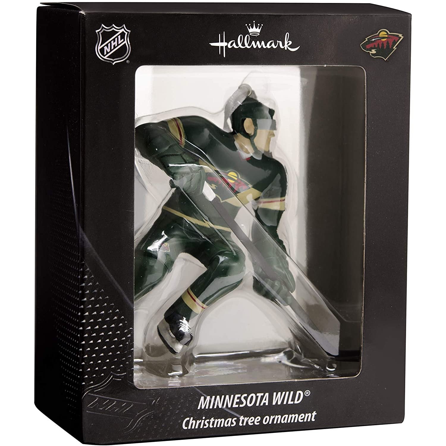 NHL Minnesota Wild Hockey Figural Ornament