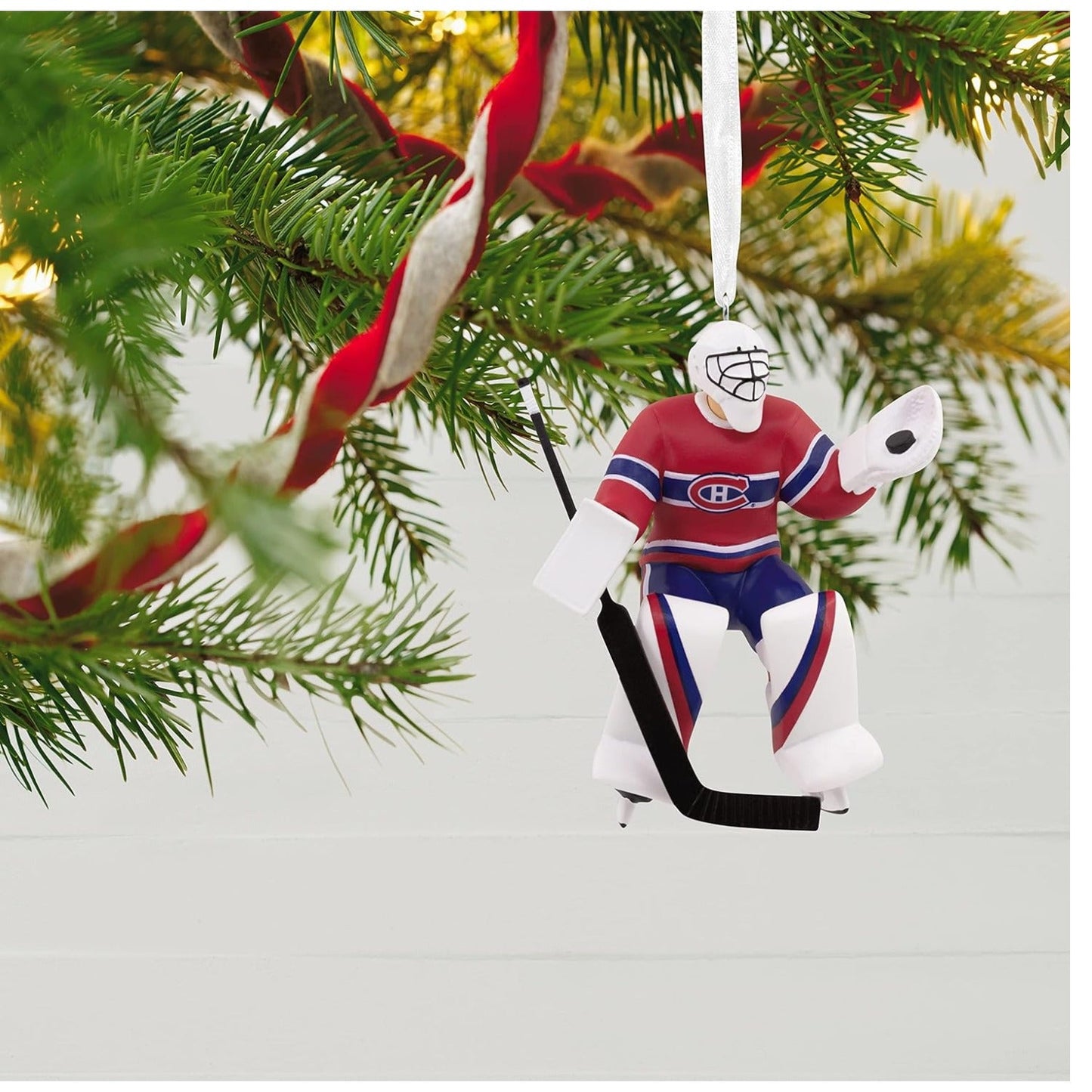 NHL Montreal Canadiens Goalie Figural Ornament