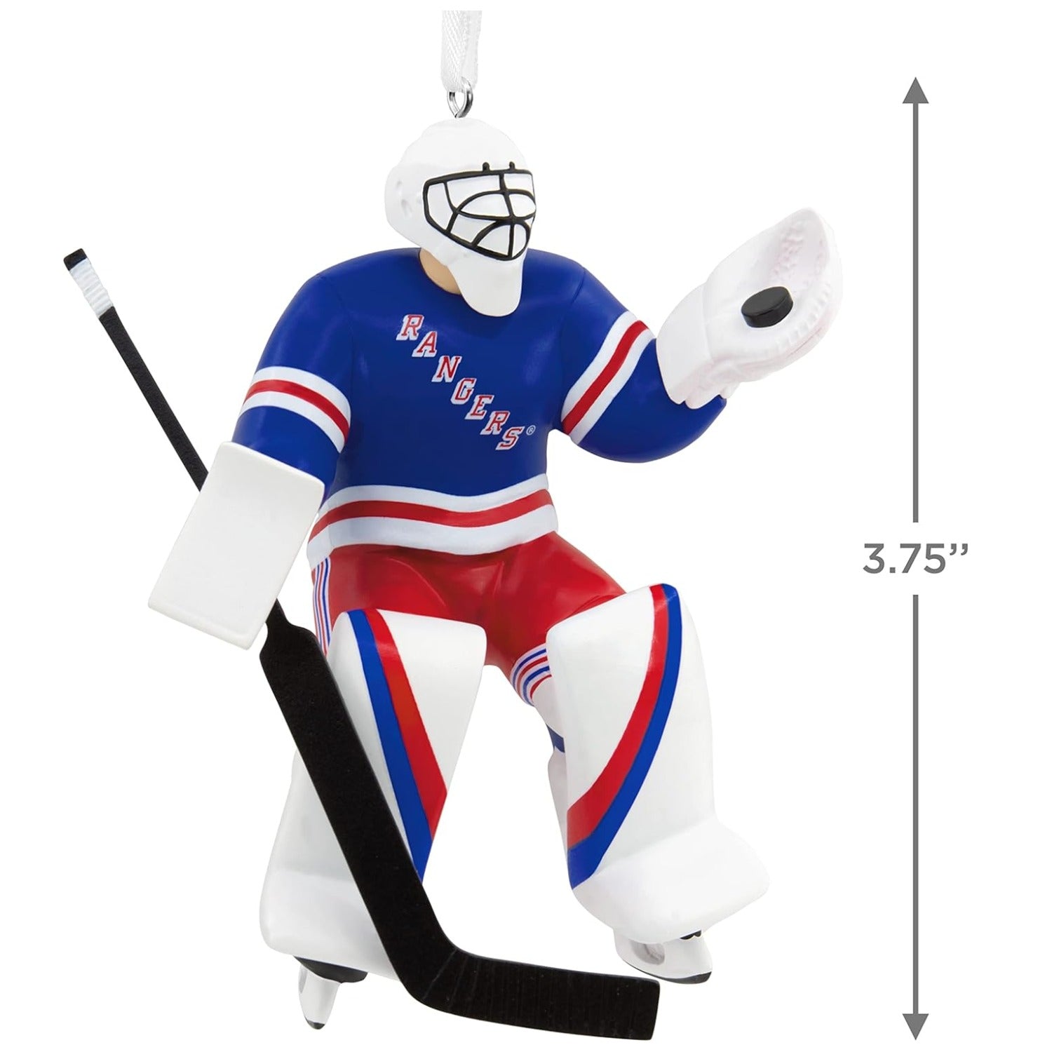 NHL New York Rangers Goalie Figural Ornament