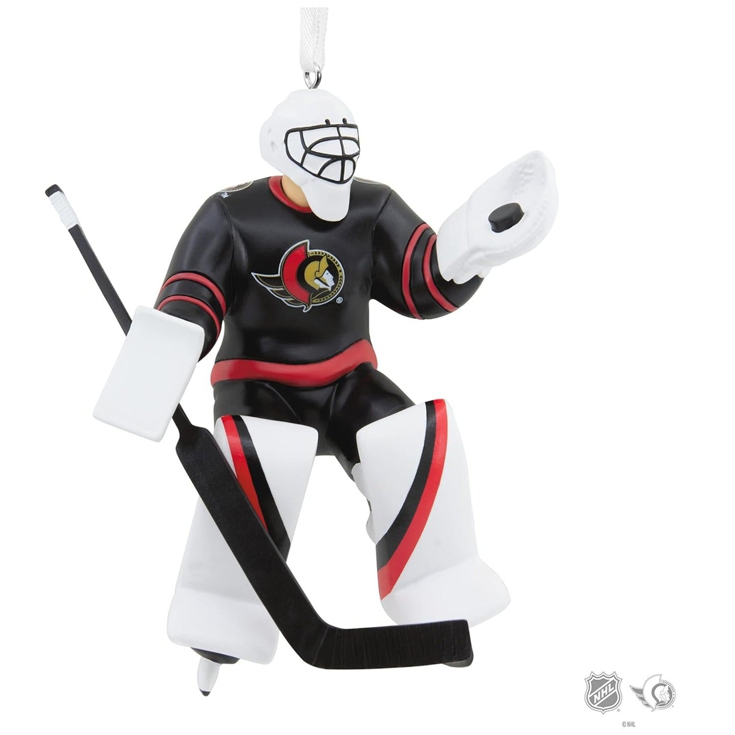 NHL Ottawa Senators Goalie Figural Ornament