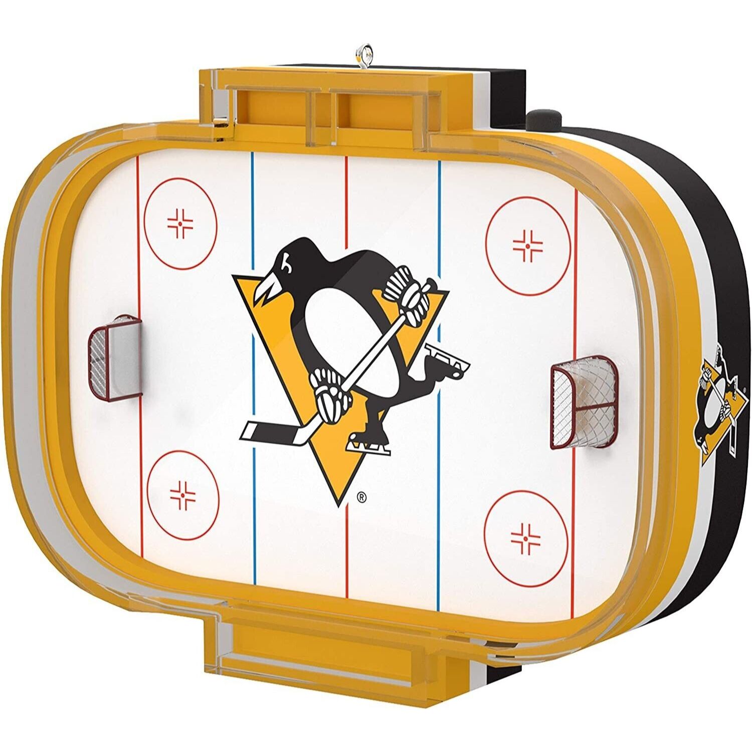 NHL Pittsburgh Penguins Hockey Rink Keepsake Ornament