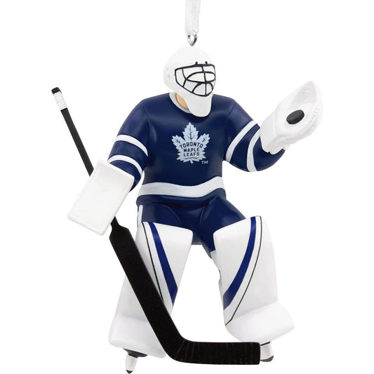 NHL Toronto Maple Leafs Goalie Figural Ornament