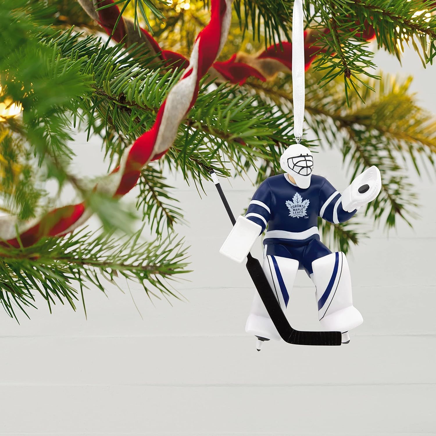 NHL Toronto Maple Leafs Goalie Figural Ornament