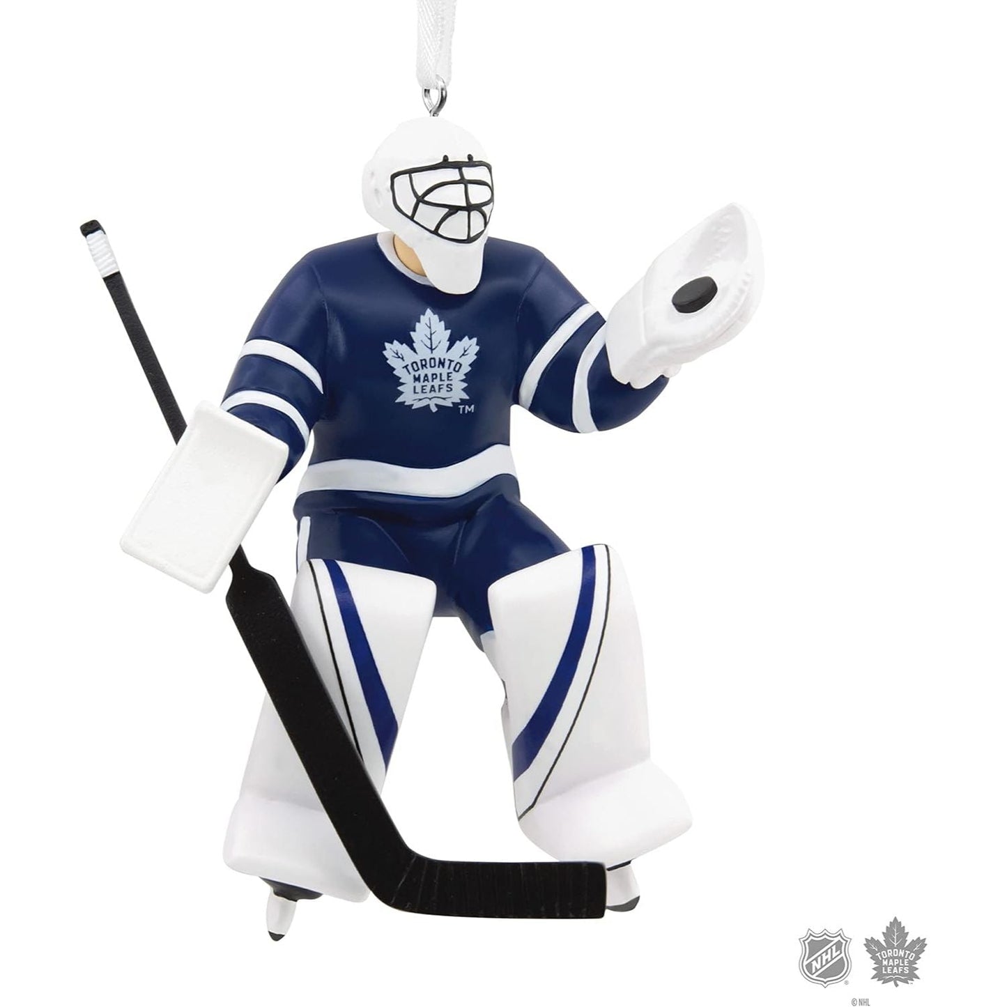 NHL Toronto Maple Leafs Goalie Figural Ornament