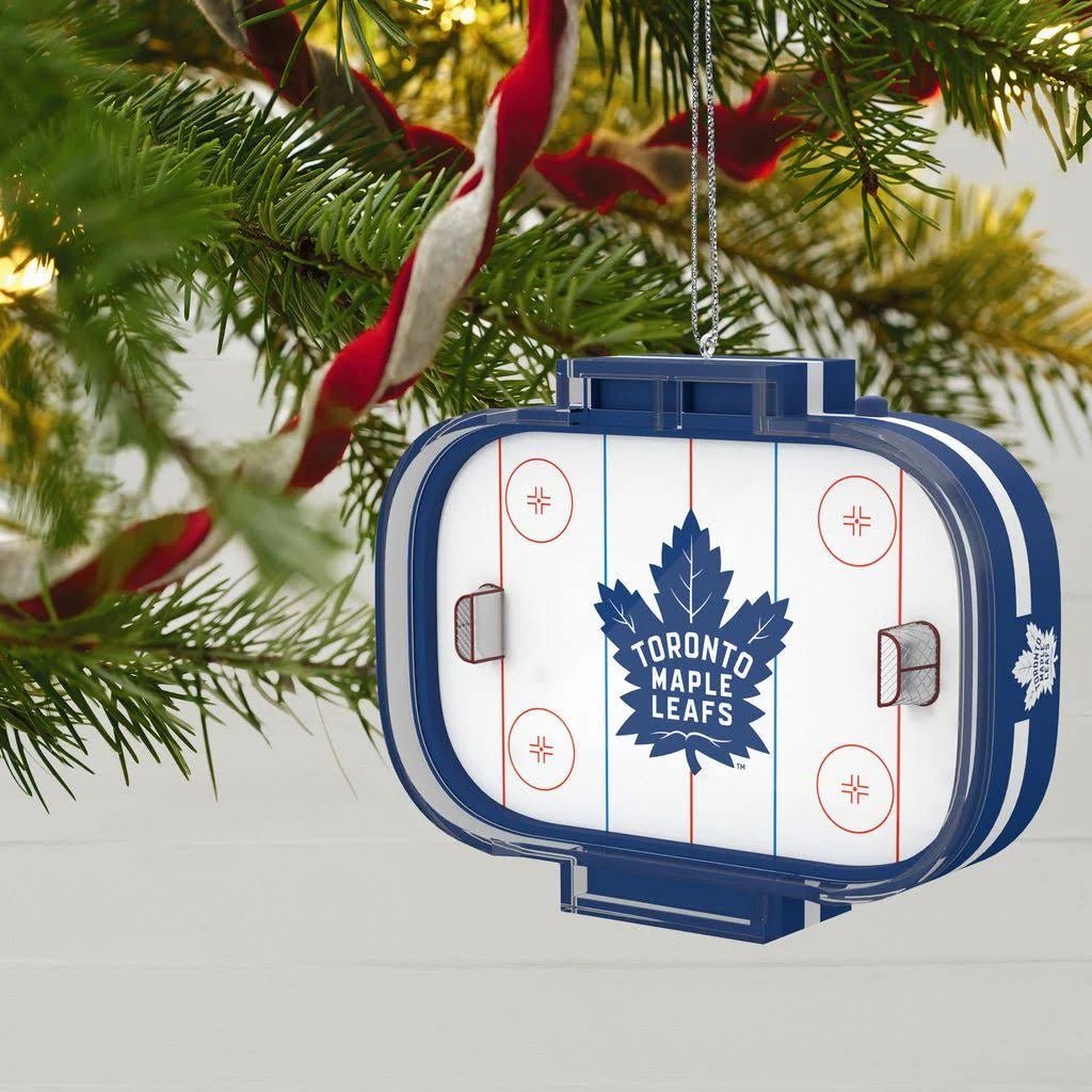 NHL Toronto Maple Leafs Hockey Rink Keepsake Ornament