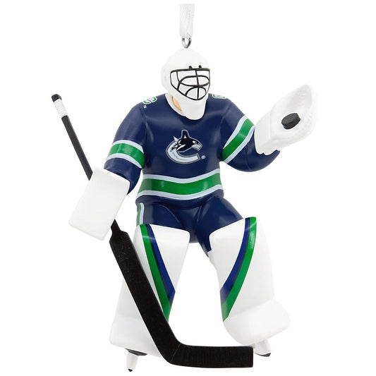 NHL Vancouver Canucks Goalie Figural Ornament