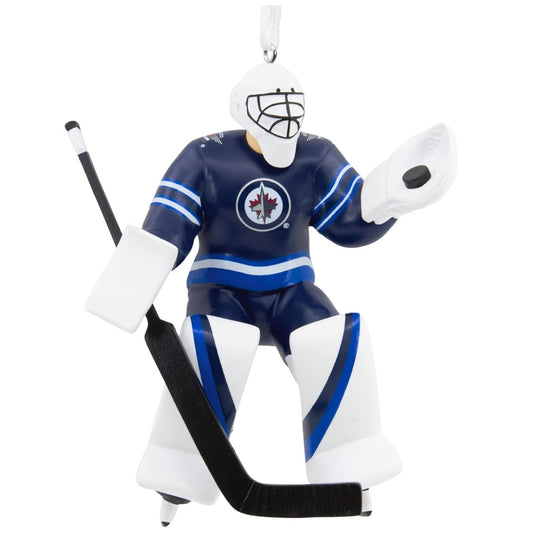 NHL Winnipeg Jets Goalie Figural Ornament
