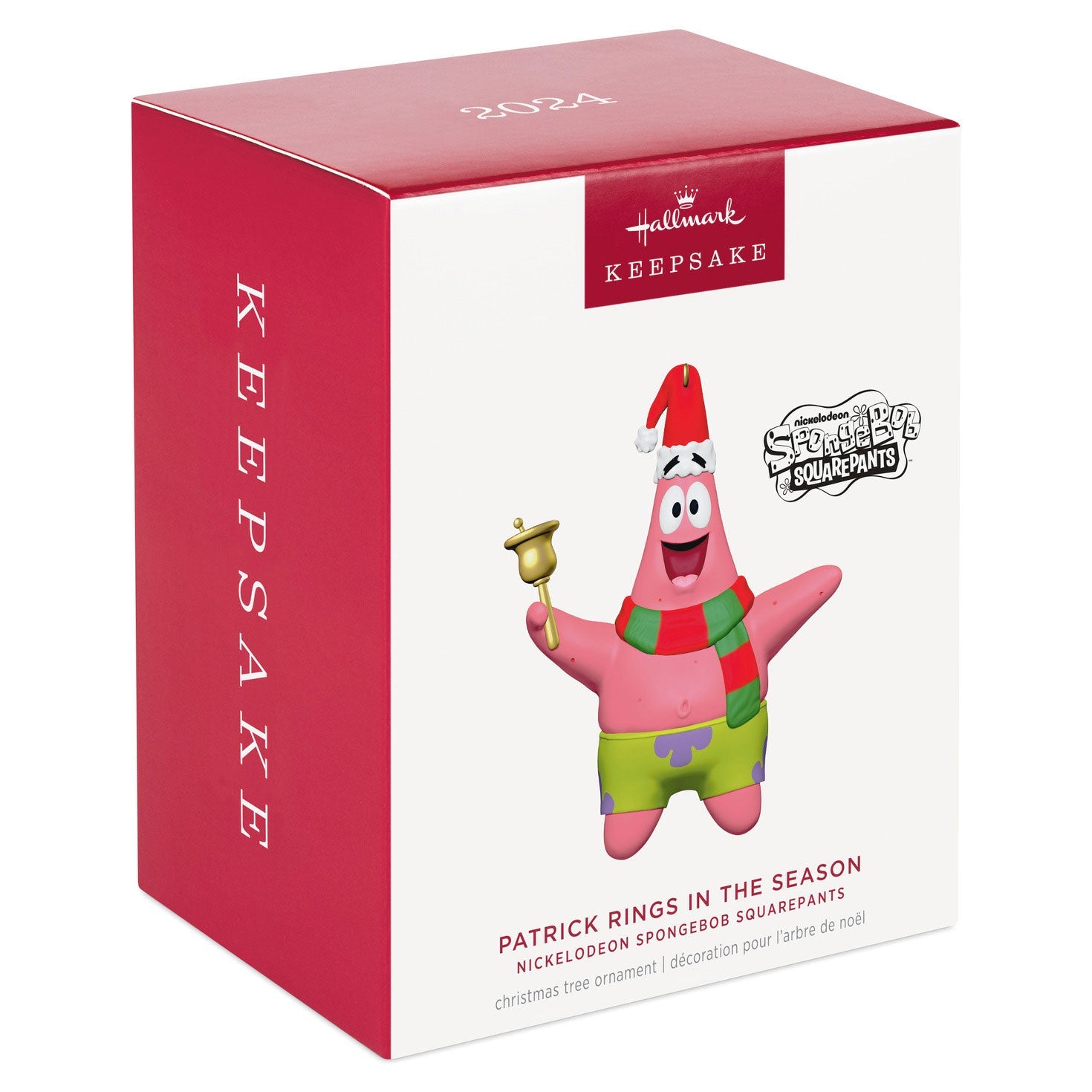 Nickelodeon SpongeBob SquarePants Patrick Rings in the Season 2024 Keepsake Ornament