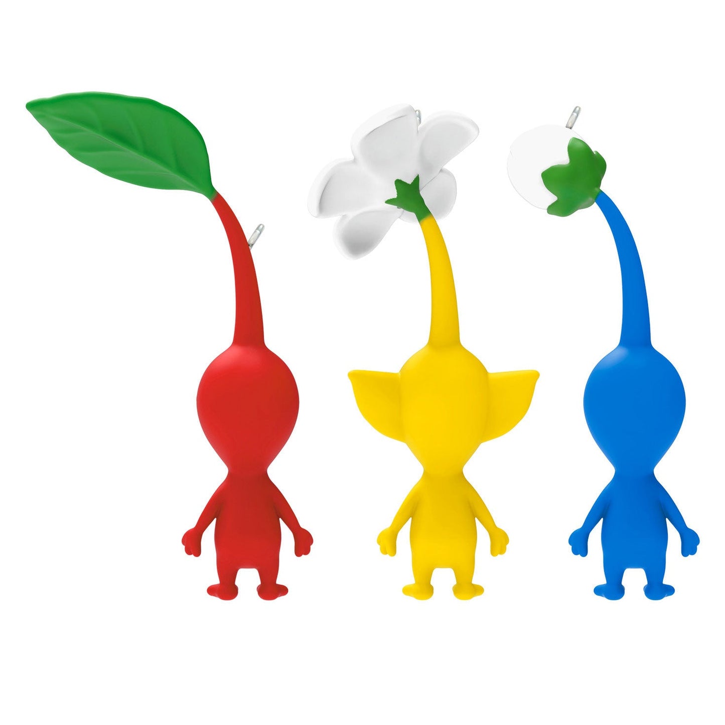 Nintendo Pikmin Red, Yellow, and Blue Pikmin 2024 Keepsake Ornaments, Set of 3