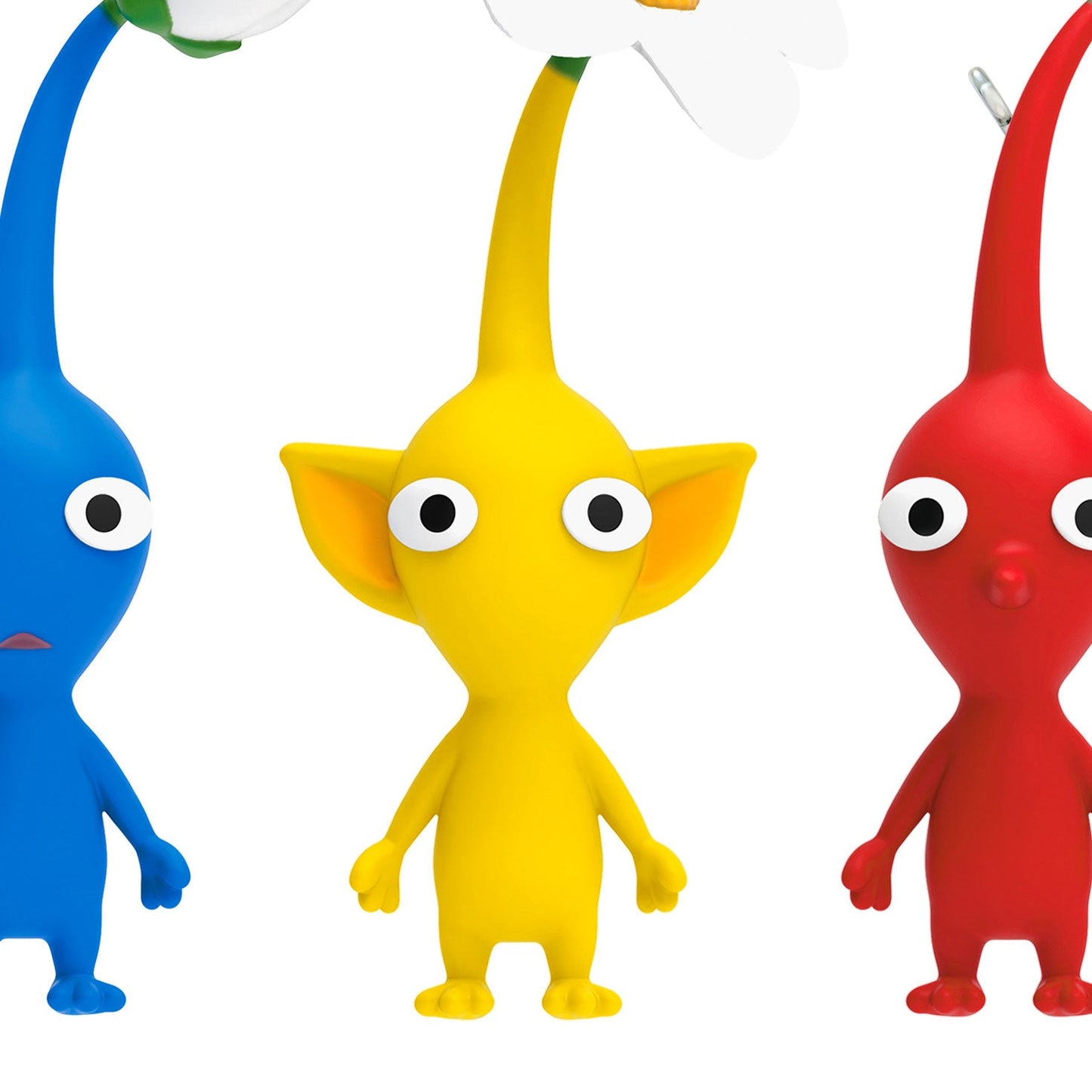 Nintendo Pikmin Red, Yellow, and Blue Pikmin 2024 Keepsake Ornaments, Set of 3