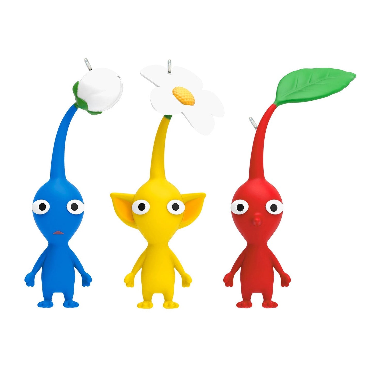 Nintendo Pikmin Red, Yellow, and Blue Pikmin 2024 Keepsake Ornaments, Set of 3