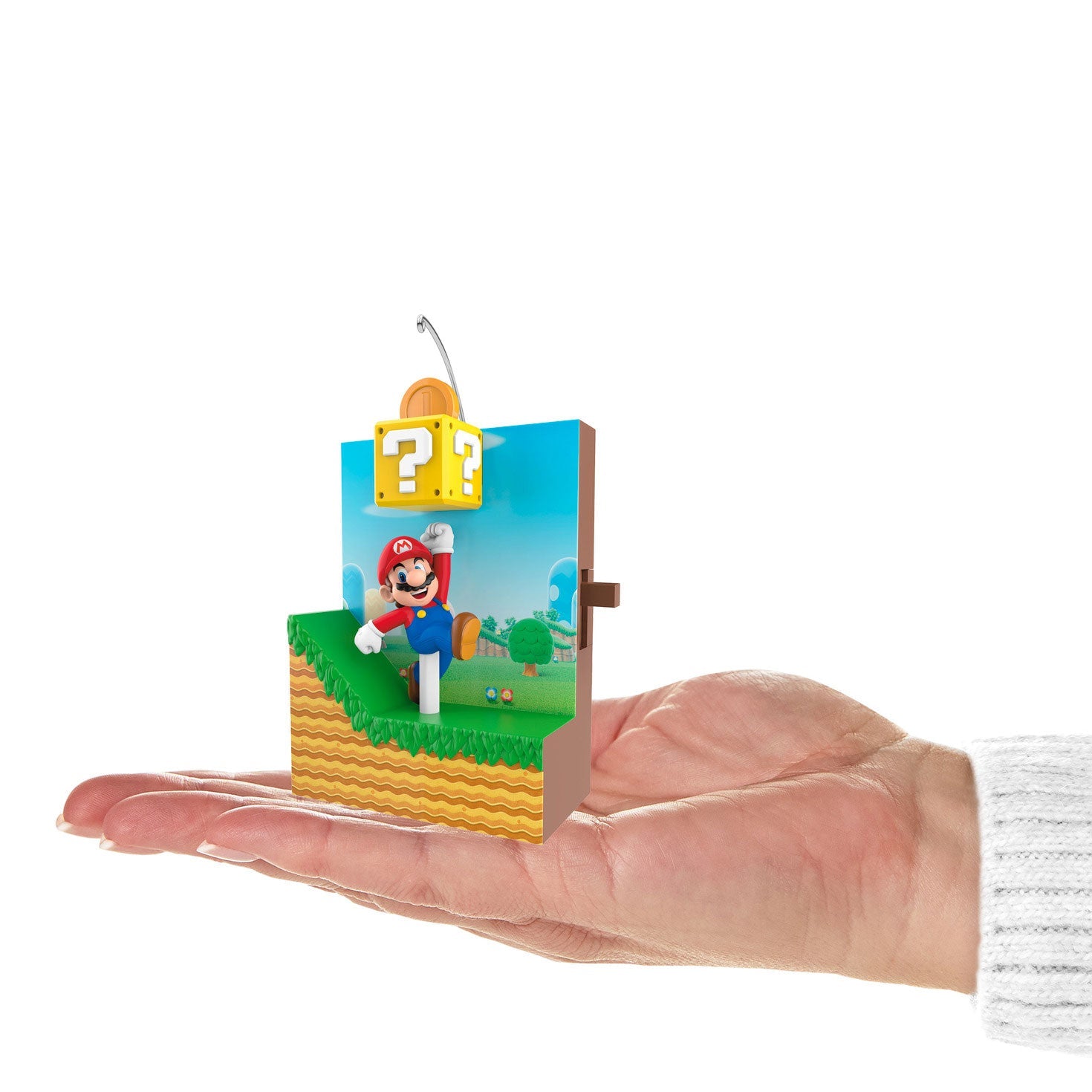 Nintendo Super Mario Collecting Coins 2024 Keepsake Ornament and Motion