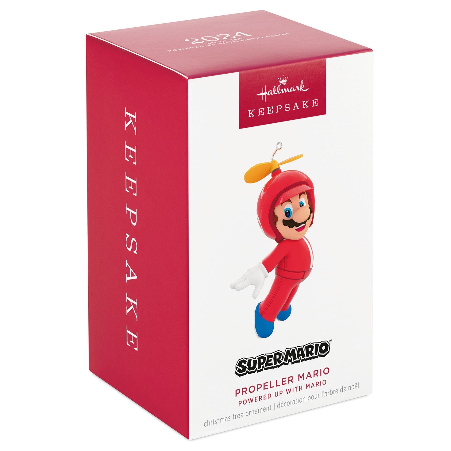 Nintendo Super Mario Powered Up With Mario Propeller Mario 2024 Keepsake Ornament