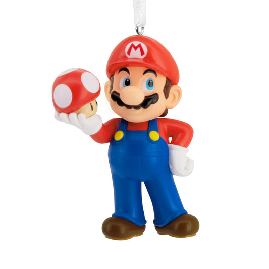 Nintendo Super Mario with Super Mushroom Hallmark Ornament