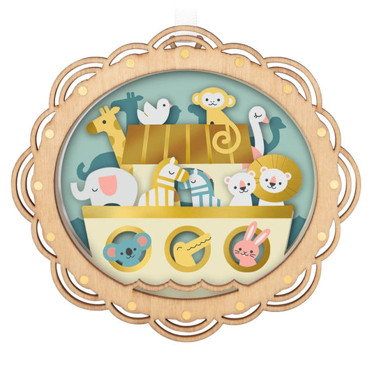 Noah's Ark Papercraft 2024 Keepsake Ornament