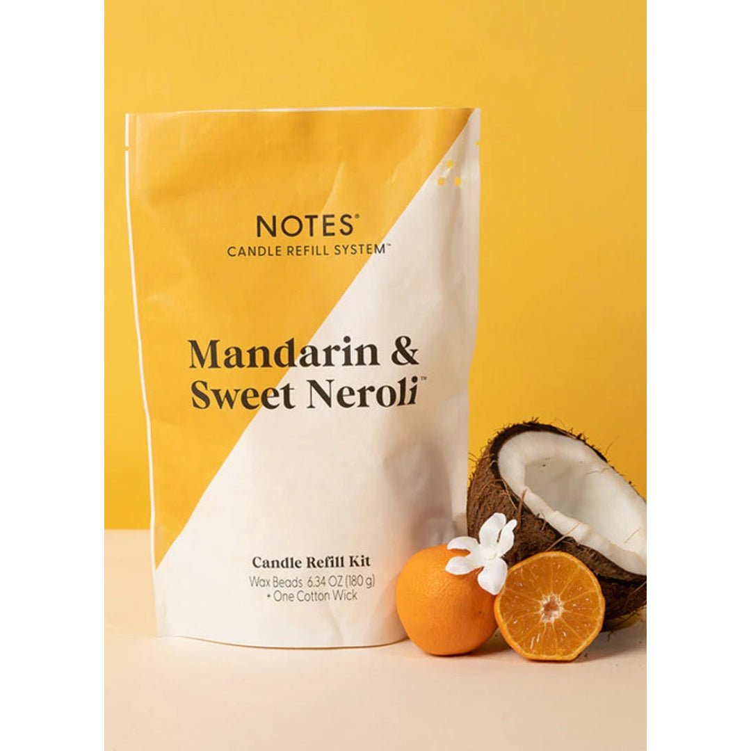 Notes Candle Refill Kit - Mandarin and Sweet Neroli