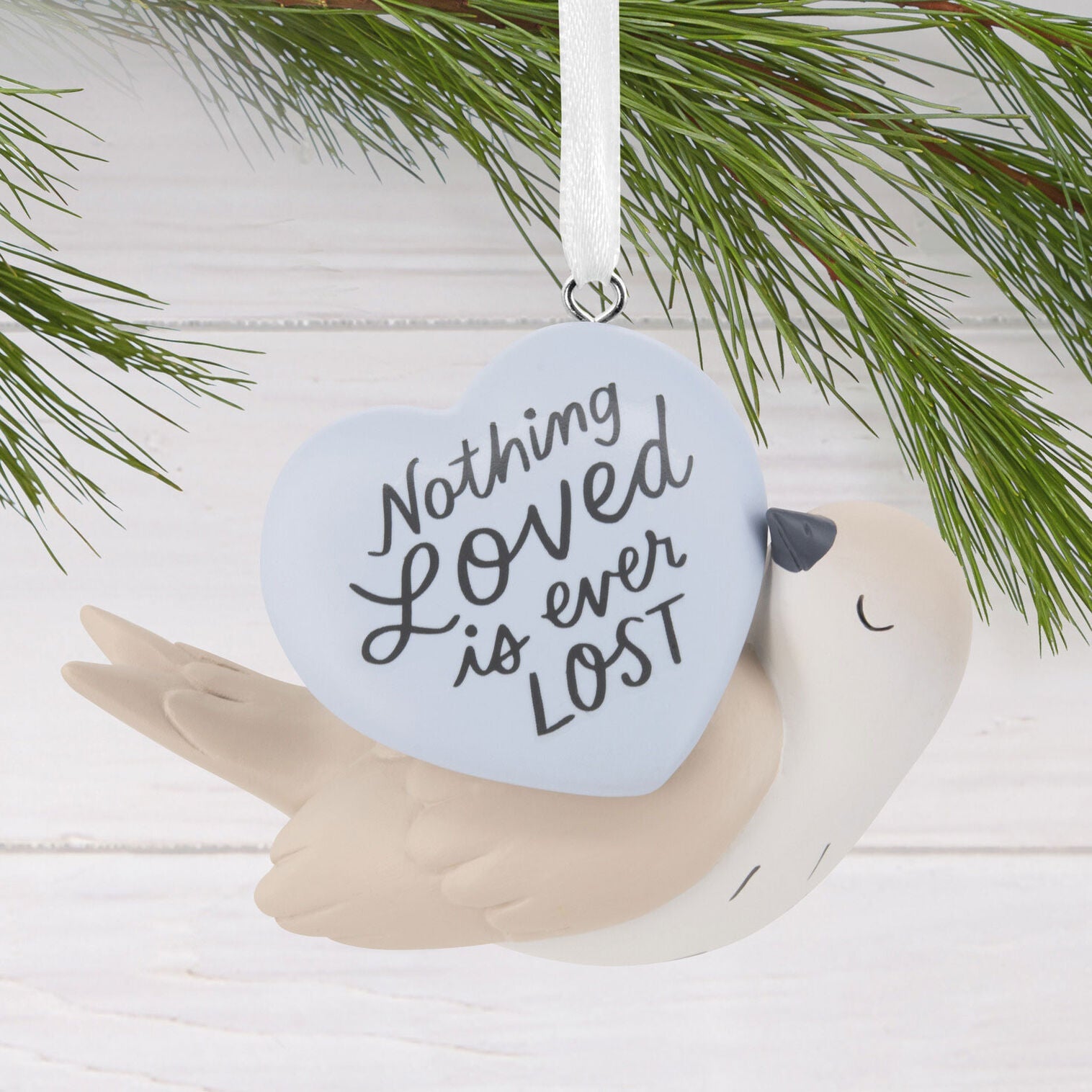 Nothing Loved Is Lost Dove Memorial Hallmark Ornament