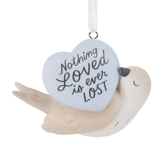 Nothing Loved Is Lost Dove Memorial Hallmark Ornament