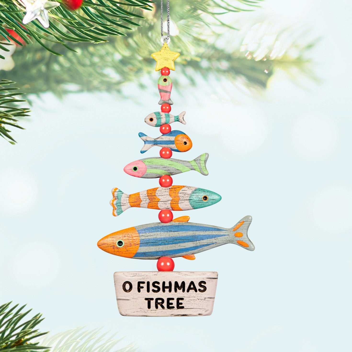 O Fishmas Tree 2024 Keepsake Ornament