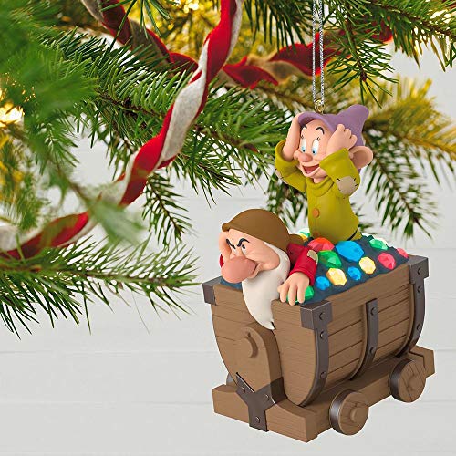 Off We Go!, Disney Snow White and the Seven Dwarfs, Music and Light 2018 Keepsake Ornament