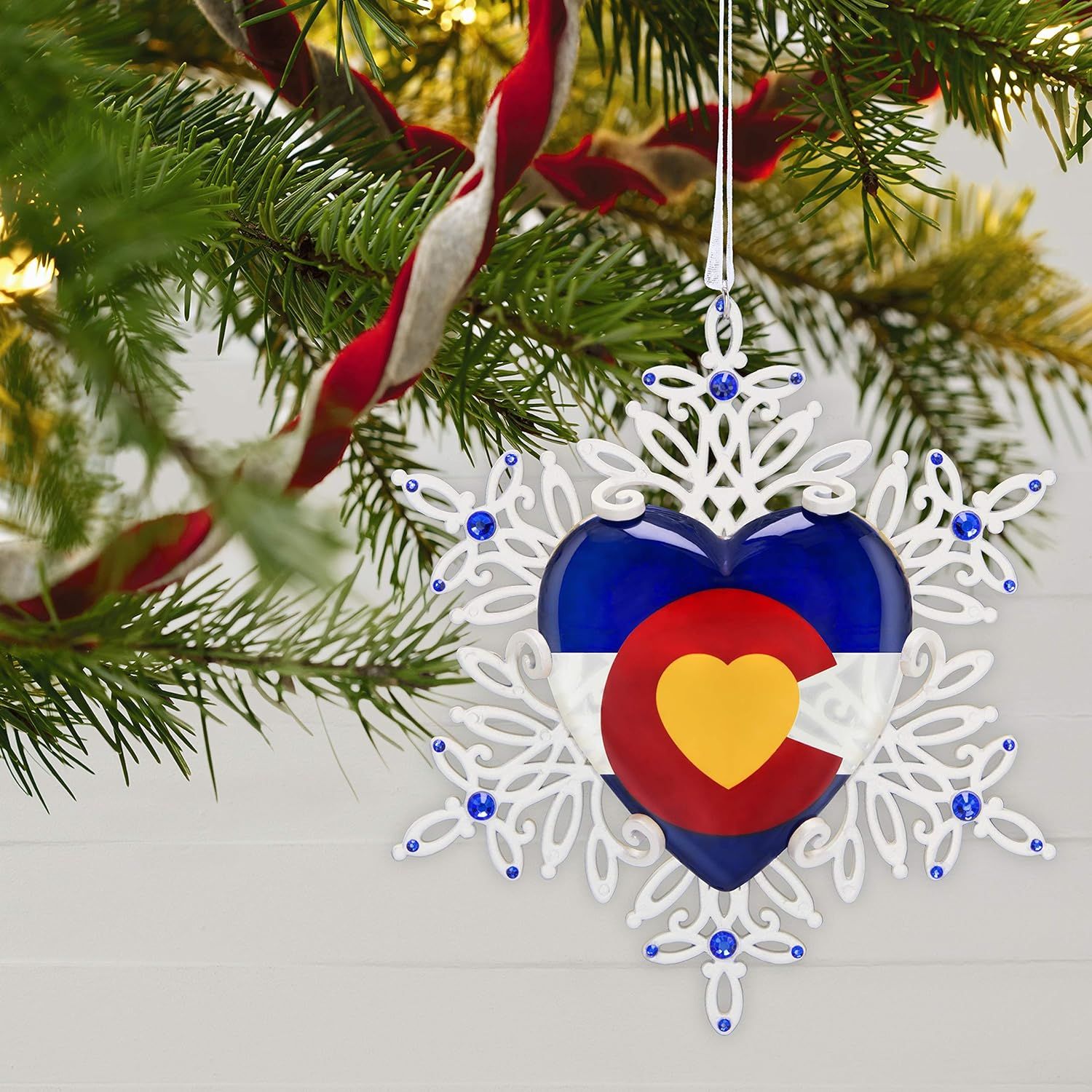 Only One Colorado Snowflake, Metal and Glass Hallmark Keepsake Ornament