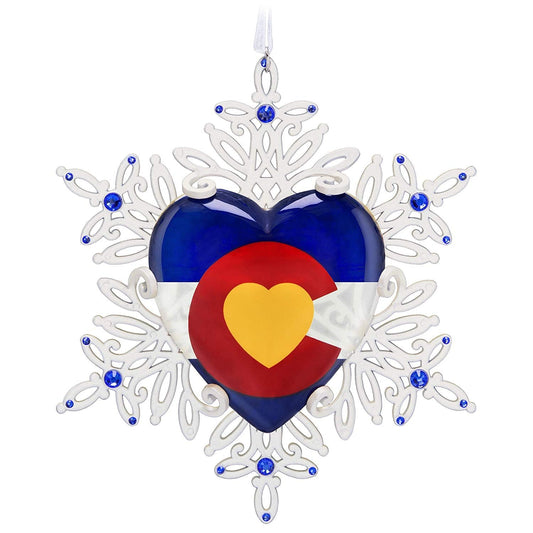 Only One Colorado Snowflake, Metal and Glass Hallmark Keepsake Ornament