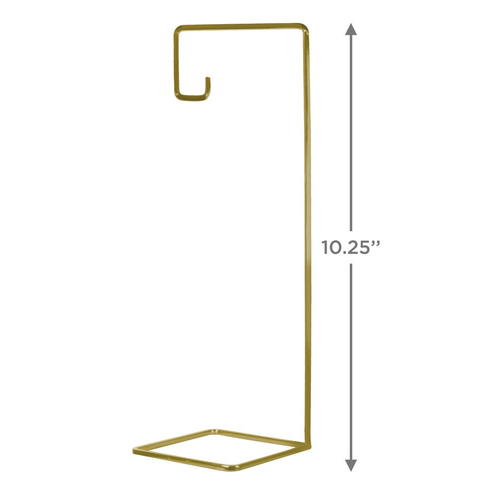 Ornament Display Stand Geometric Gold-Tone Metal, 2022 Hallmark Keepsake