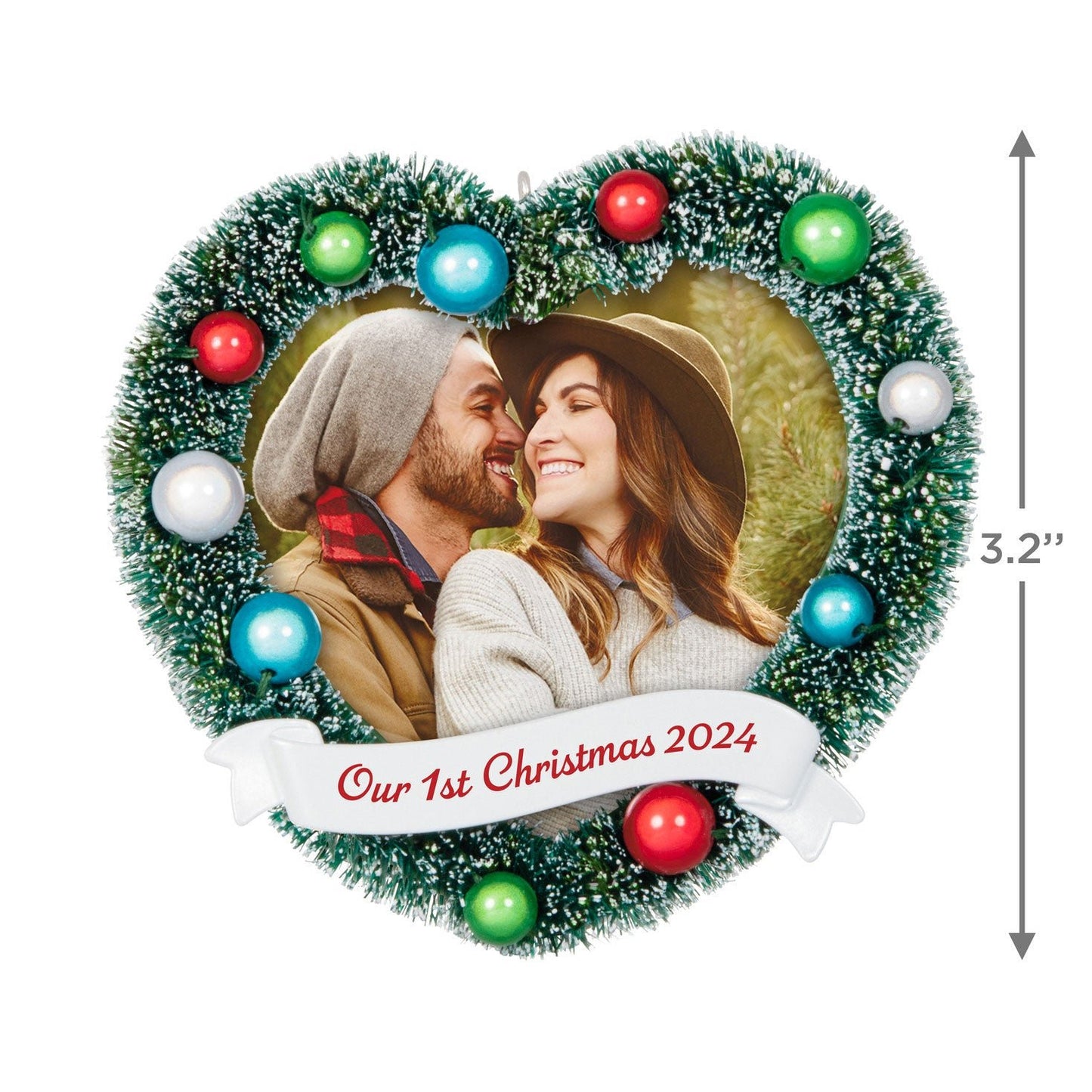 Our 1st Christmas 2024 Photo Frame Keepsake Ornament