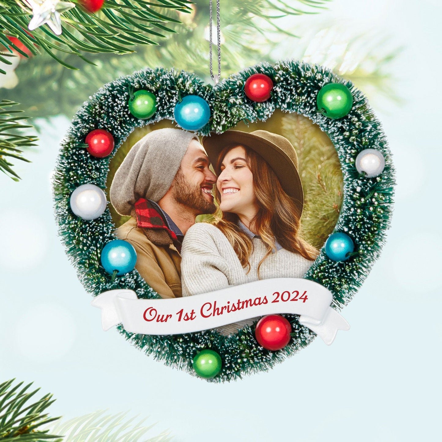 Our 1st Christmas 2024 Photo Frame Keepsake Ornament