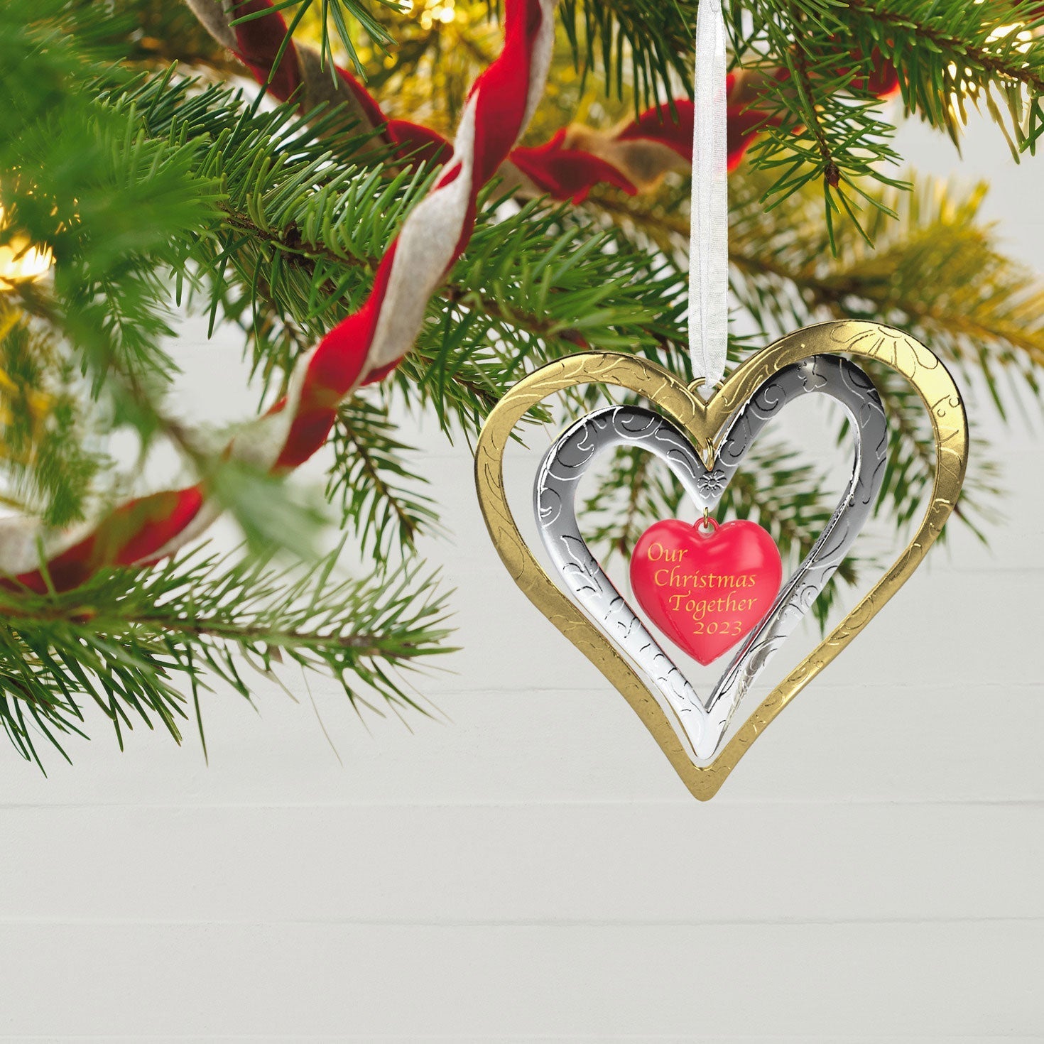 Our Christmas Together 2023 Metal, 2023 Keepsake Ornament