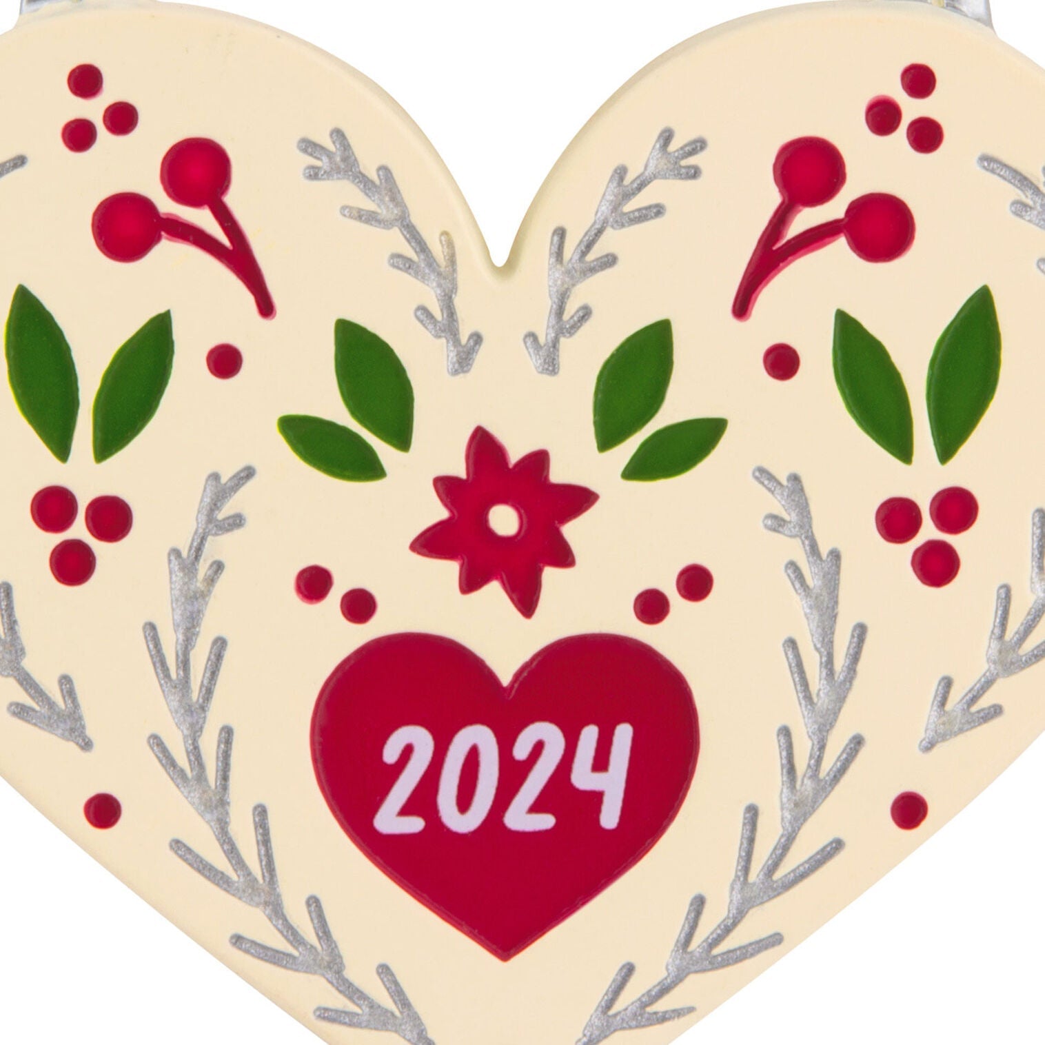 Our First Christmas Heart 2024 Hallmark Ornament